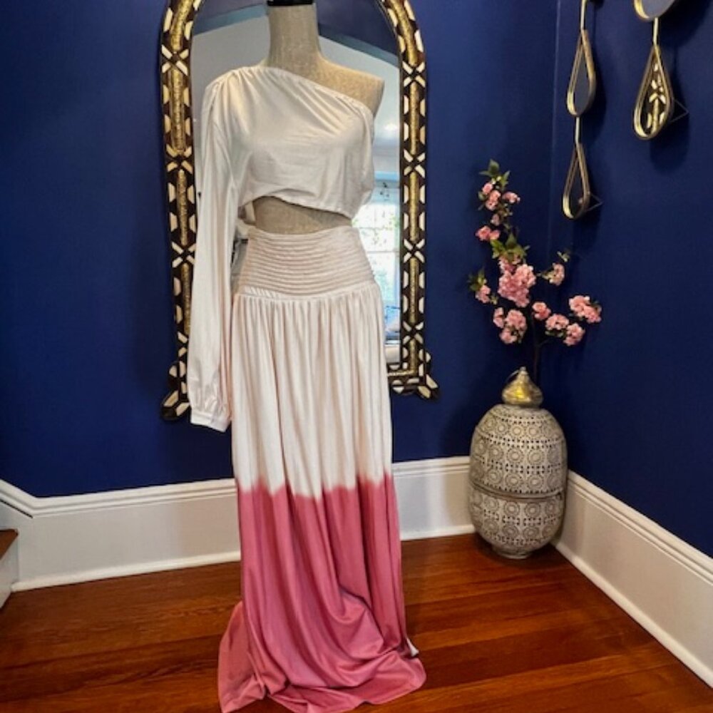 Off the shoulder skirt and top set